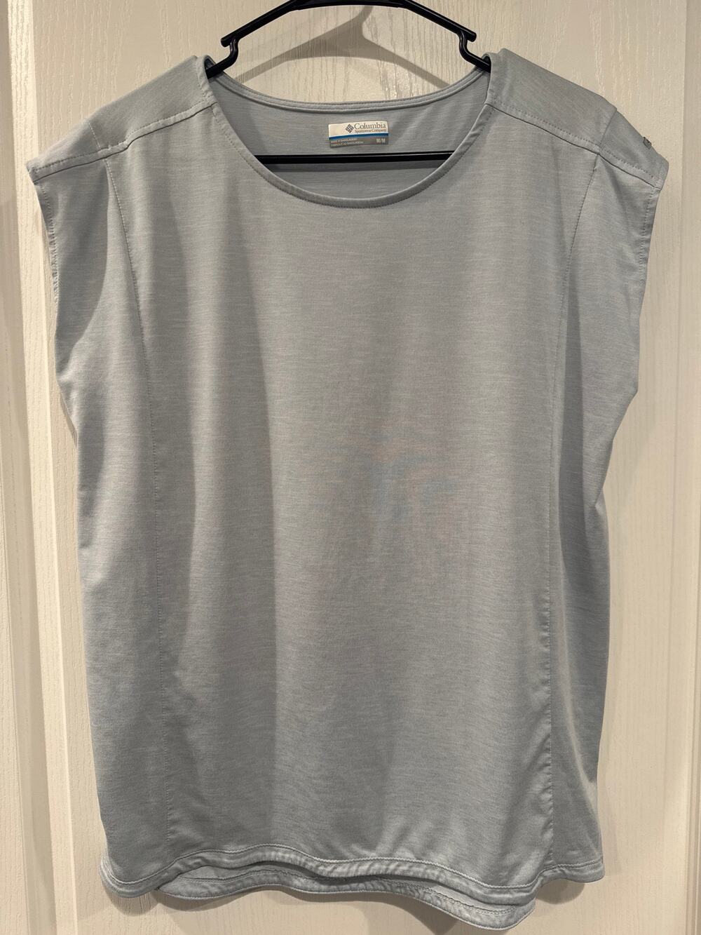 Columbia Women's Sleeveless Performance Top Gray Size M Stretch Athletic